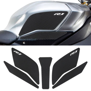Moto à Côté du Réservoir de Carburant Pads Autocollants Protecteur de Genou Poignée de Traction Pad Pour Yamaha YZF R1 R1M YZFR1 YZF-R1 2015 - 2021