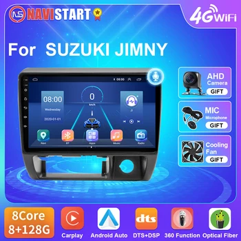 NAVISTAR T5 Pour Suzuki Jimny 1998-2004 autoradio Android 10 4G WIFI Lecteur BT Carplay Android Auto de Navigation GPS Pas de DVD 2 Din