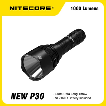 NITECORE NOUVEAU P30 Lampe de poche 1000Lumen XP-L HI V3 LED 8 Mode de fonctionnement de la Torche Extérieure de Sauvetage faisceau de Lumière distane 618M Spotlight
