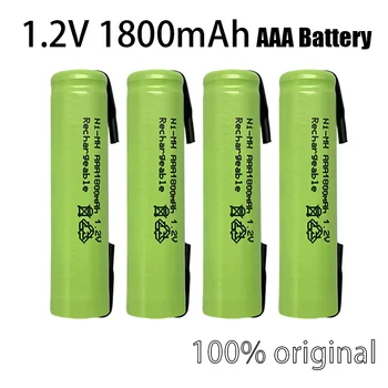 Nouveau 100% d'Origine AAA 1,2 V 1800mAh Qualité Batterie Ni-MH Rechargeable 1.2 V Batterie Rechargeable 3A Baterias