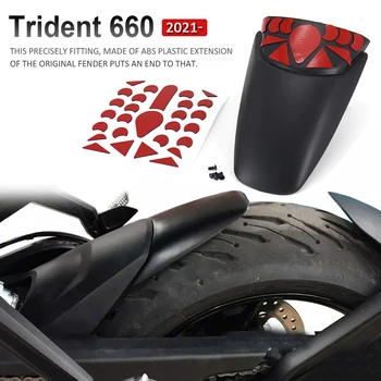 NOUVEAU 2021 Pour le Trident 660 Trident660 garde-boue Arrière de la Moto Prolongateur de garde-Boue Extension de Garde-boue Pneu Hugger