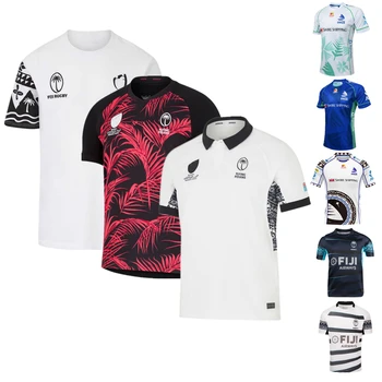 nouveau 2023 2024 FIDJI de rugby en jersey à la maison loin de la culture 7s chemise de Rugby Fidjien Drua Maillots maillot Personnalisé Nom et le Numéro