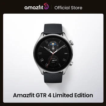 Nouveau Amazfit GTR 4 en Édition Limitée Smart Watch Double Bande GPS Alexa Built-in Bluetooth Appels 150+ Sports Modes de Smartwatch