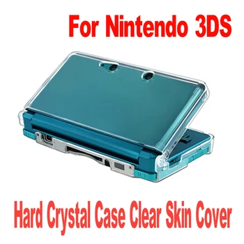 Nouveau Cristal Clair Dur de Peau de Couverture de Cas pour Nintendo 3DS NS Console 3DS Complet de Protection en Plastique de Jeux Accessoire de Couverture de Cas de