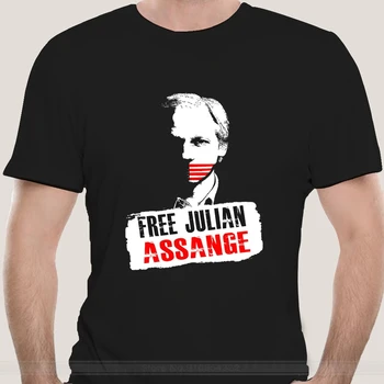 Nouveau Gratuit, Julian Assange, Mens T-Shirts Taille S 2Xl mode t-sdhirt hommes en coton de la marque teeshirt
