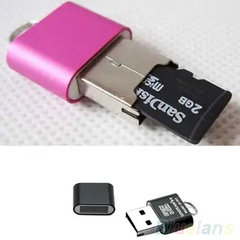 Nouveau Portable Mini USB 2.0 Micro SD TF T-Flash la Mémoire Flash Lecteur de Carte Lecteur de Carte