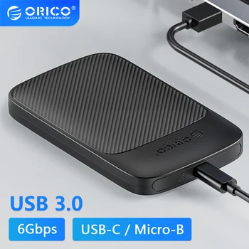 ORICO de 2,5 Pouces SSD SATA boitier Externe USB 3.0 pour disques durs Type de Boîtier C 5 gbps 6Gbps USB3.0 Disque Dur De Stockage Couvercle De La Boîte De Logement