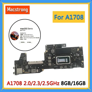 Original A1708 carte Mère 2017 820-00840-Un pour MacBook Pro A1708 Logique de Conseil 2.0 GHz, 2.3 GHz 8 go/16 go 2.5 GHz 2016 820-00875-Un