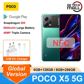 Original POCO X5 5G 128 GO/256 GO 6.67