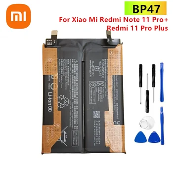 Original XIAOMI Haute Qualité BP47 Batterie Pour Xiao Redmi Note 11 Pro Note 11+ Note 11 Plus de Téléphone Batteria 4500mA + Outils Gratuits