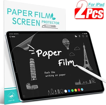 Papier Protecteur d'Écran Film de PET Mat de la Peinture à Écrire Pour iPad Air 1 2 3 4 5 2022 10.9