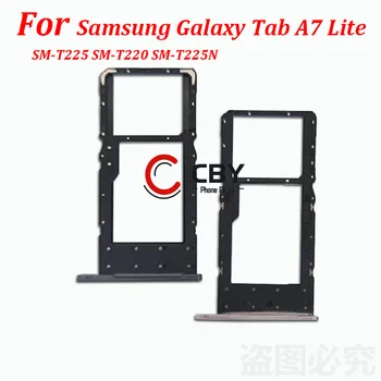 Plateau de Carte Sim Pour Samsung Galaxy Tab A7 Lite SM-T225 SM-T220 SM-T225N Bac à Cartes de SIM Fente Titulaire de la Pièce de Remplacement