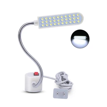 Portable de la Machine à Coudre de la Lumière LED de 10/20/30LED de Montage Magnétique de la Base de Lampe à col de cygne pour Machine à Coudre Tour d'Éclairage Industriel