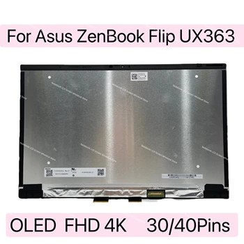 Pour ASUS ZenBook Flip UX363 UX363ja UXF3000E LCD Numériseur d'Écran Tactile de l'Assemblage Complet ATNA33XC11 4k OLED FHD 13.3