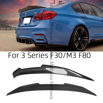 Pour BMW Série 3 F30 F35&M3 F80 Berline PSM/M4/DA Style fibre de Carbone, Aileron Arrière Tronc de l'aile 2011-2019