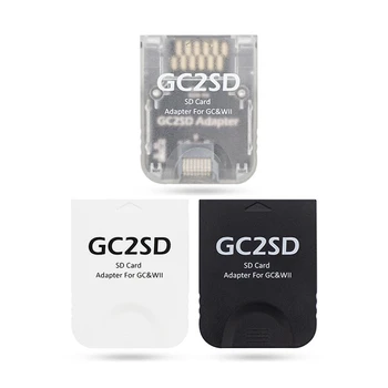 Pour GC2SD Carte Micro SD Adaptateur Carte Mémoire Adaptateur GameCube Wii Consoles SD2SP2