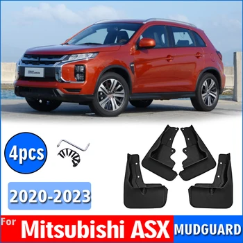 POUR Mitsubishi ASX 2020 2021 2022 2023 Fender garde-Boue de la Boue Rabat Gardes Splash garde-boue d'Accessoires de Voiture Avant à l'Arrière, 4pcs