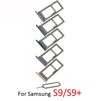Pour Samsung Galaxy S9 Plus G965 G965F G965FD G965U Téléphone d'Origine de Nouveaux Logements SIM Adaptateur pour Carte Et Micro Carte SD porte-Plateau