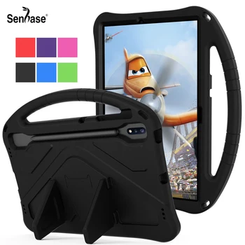Pour Samsung Galaxy Tab S7 S8 Plus 2022 Fe 2021 SM-T970 SM-T730 SM-X800 Cas EVA Portable la Sécurité des Enfants, anti-Choc Stand Tablette de Couverture