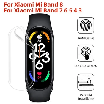 Pour Xiaomi Mi Band 8 7 Hydrogel Film Smart Bracelet Protecteur d'Écran pour Mi Band 6 5 Mi4 Mi Mi7 la Bande 7 Miband 8 Film, Pas de Verre