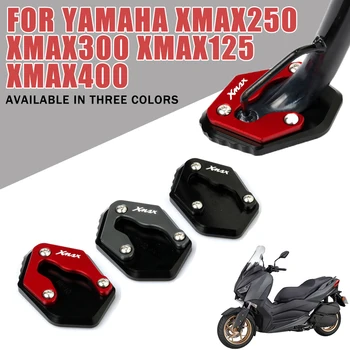 Pour YAMAHA Xmax300 Max X 300 XMAX250 XMAX 250 125 400 Moto de la béquille Latérale Agrandisseur de la Plaque de Support d'Extension de Pad Pièces de Support