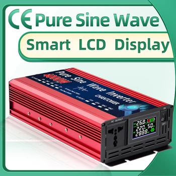 Pure Sine Wave Inverter 12V 220V 24V 110V 2000W 3000W 4000W 5000W DC À AC Portable de la Tension d'Alimentation du Convertisseur de Voiture Onduleur Solaire