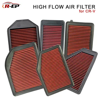 R-EP Haut-Débit Filtre à Air Convient pour Honda CRV 2013 2019 CR-V 2007-2011 2.0 L 2.4 L 1,5 T Lavable Réutilisable Remplacement d'Admission d'Air