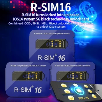R16 RSIM Déverrouiller la Carte Sim 11 12 12Pro Max 5G de Téléphone Portable Universel Adaptateur Pour Déverrouiller l'11Pro Max IOS