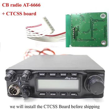 Radio CB ANYTONE À-6666 28.000 - 29.699 Mhz 40 Canaux émetteur-Récepteur Mobile AT6666 AM/FM/SSB 10 Mètres de la Radio