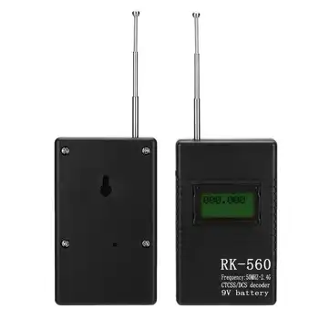 RK560 50 mhz-Fréquence de 2,4 GHz Compteur Compteur Portatif de Test Radio Mètre CTCSS/DCS Décodeur pour le Two-Way Radio Talkie-Walkie