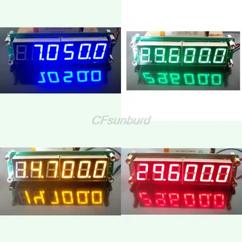 Rouge/Bleu/Vert LED d'affichage 6 chiffres de 0,1 MHz~65MHz Numérique RF de Fréquence Compteur de mètre Testeur Cymometer PLJ-6LED de 0,56 pouces numérique