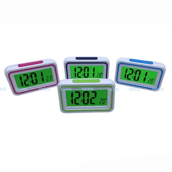Russe Parlant LCD Numérique Réveil avec Thermomètre, rétro-éclairé, pour les personnes Aveugles ou malvoyantes, 4 Couleurs 9905RU