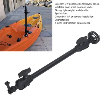 Réglable Canoë-Kayak support de Caméra de Sécurité de Base de la Caméra avec les Titulaires de Bras Long Bateau de la Marine du Support de la Caméra Accessoires