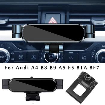 Réglable de Téléphone de Voiture à Mount Holder Pour Audi A4 B8 B9 A5 Cabriolet Sportback 8F 8TA 8T F5 Intérieur de Voiture Accessoires