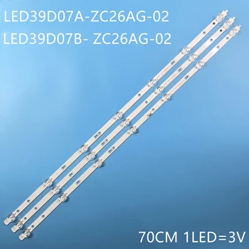 Rétro-éclairage LED de bande de 7 lampe Pour KIVI 40FK20G L40M5-4C D40PFCNN LED39D07B LED39D07A-ZC26AG-01 ZC23AG-02 LED40D07A LED40D07B