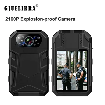 S9 Explosion-preuve de la Caméra 2160P Portable Mini Corps de la Caméra 4K HD Vision Nocturne Infrarouge Corps de Police Cam 16G-512 GO Mini Caméscope