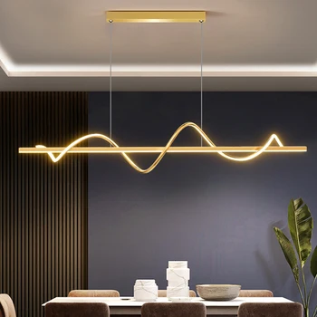 Salle à manger moderne lamparas decoracion hogar moderno smart or Pendentif allume la lampe de décoration salon des Lustres de la salle à manger
