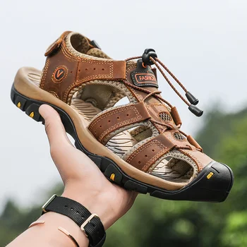 Sandales en plein air d'Été de la Non-dérapant Marche Randonnée Trekking Chaussures Hommes Respirant Plage de la Pataugeoire Chaussures Casual Baskets Taille 38-48