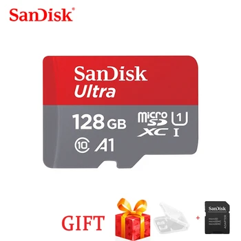 SanDisk100% A1SDSQUNC Carte Mémoire de 16 go 32 go 64 GO 128 GO adaptateur de carte Micro sd Class10 UHS-1T carte flash Mémoire Microsd TF/Carte SD