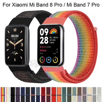 Sangle En Nylon Pour Le Mi Band 8 Pro Smart Watch Band Bracelet De Remplacement Pour Xiaomi Mi Band 7 Pro/8 Pro Bracelet Correa Accessoires