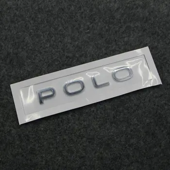 S'appliquent à Polo étiquette de Démarrage Polo Alphabet à l'Arrière de la queue de marqueur en plastique ABS Auto Logos Argentée