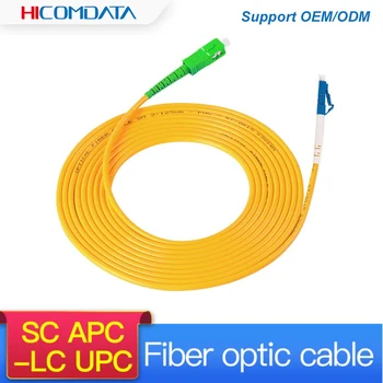 SC/APC-LC/UPC 3M Simplex monomode de la Fibre Optique de corde de correction SC-LC 2.0 mm 3.0 mm FTTH Fiber Patch Cable 1Ｍ 3M 5M 10M