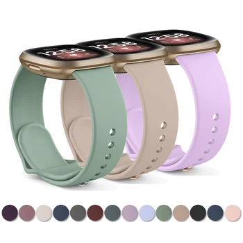 Smartwatch Bracelet de Fitbit Versa Versa 3 4 Band Bracelet de montre Douce Bracelet de Remplacement pour Fitbit Sens Sens 2 de la Sangle de Bracelet