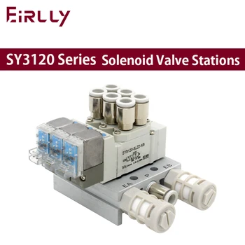 SMC type SY3120 Électrovanne combinaison Unique de contrôle électronique vanne de régulation cylindre SY3120-5LZD-M5 SY3120-6LZD-M5