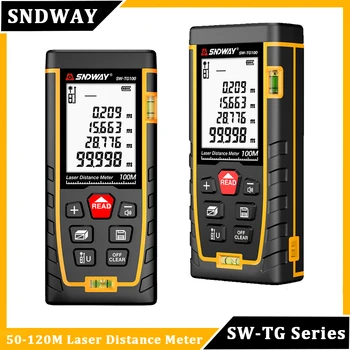 SNDWAY Laser de mesure de Distance Mini Télémètre SW TG50 TG70 TG100 TG120 Numérique Laser Trena télémètre 50M 70M 100M 120M