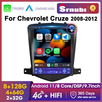 Srnubi de 9,7 pouces Voiture Navigation Android Player Pour Chevrolet Cruze J300 2008 - 2012 2din Radio Multimedia Video GPS CarPlay Auto