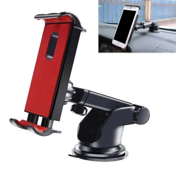 Tablette support Voiture Réglable Mobile Ventouse Support de Stand pour Samsung Huawei IPAD Pro Air Mini 1234 GPS du Téléphone à 360 Degrés