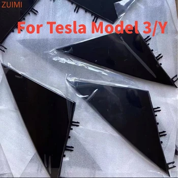 Tesla model 3/Y original de l'extérieur rétroviseur triangle panneau de garniture de panneau décoratif accessoires