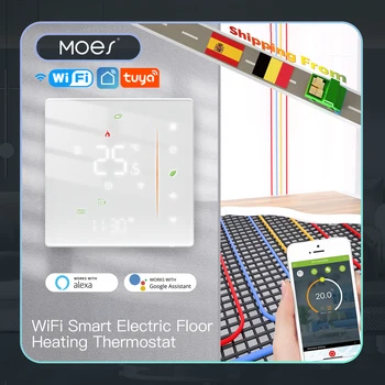Thermostat sans Fil WiFi régulateur de Température ambiante de l'Eau/Électrique Chauffage au Sol Chaudière à Gaz, l'Humidité Tuya Travailler avec Alexa