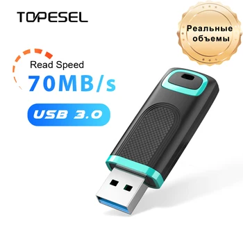 TOPESEL 128 GO Portable Flash Drive USB 3.0 Bâton de Mémoire Haute Vitesse USB Lecteur de Memory Stick 128G de Sauvegarde Sauter